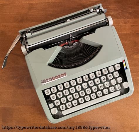 1969 hermes rocket typewriter|hermes rocket typewriter ribbon.